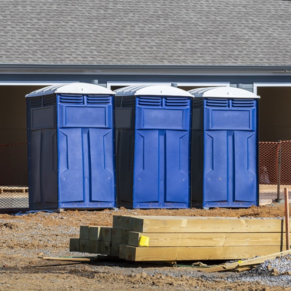 can i customize the exterior of the portable toilets with my event logo or branding in Guilford OH